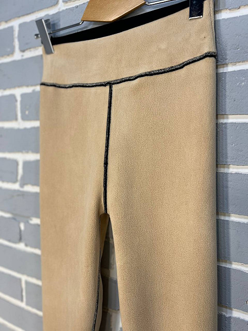 Лосини жіночі Alia 915 дайвінг широкий пояс висока талія утеплені на хутрі чорні , чорний, L Київ - фото 10