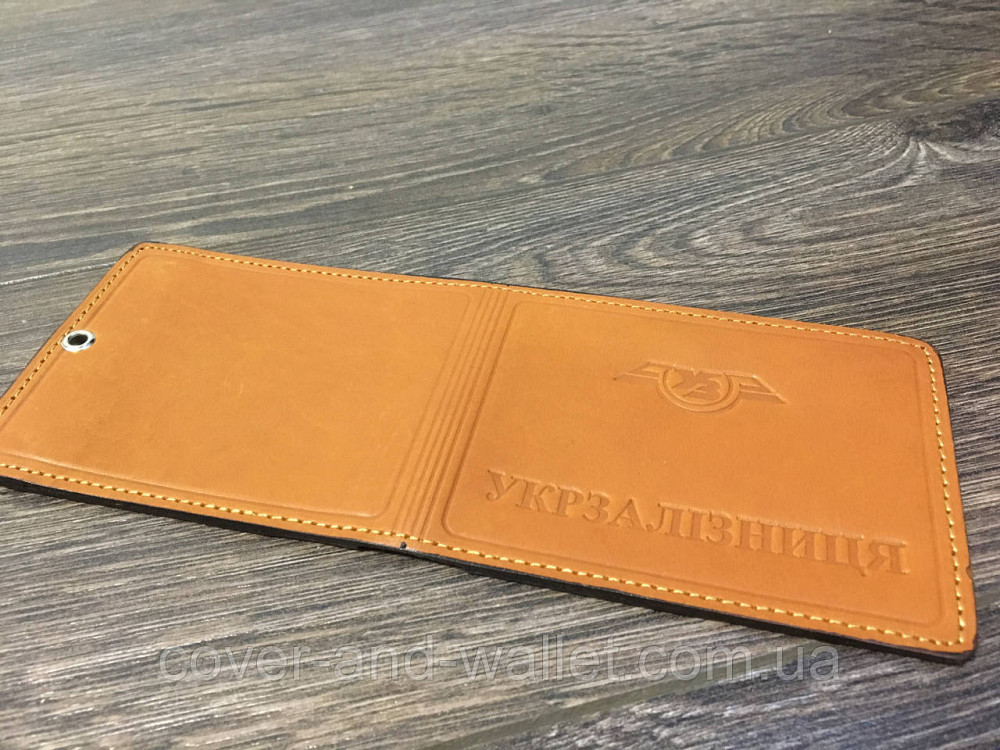 Обложка из натуральной кожи Укрзалізниця Киев - изображение 10