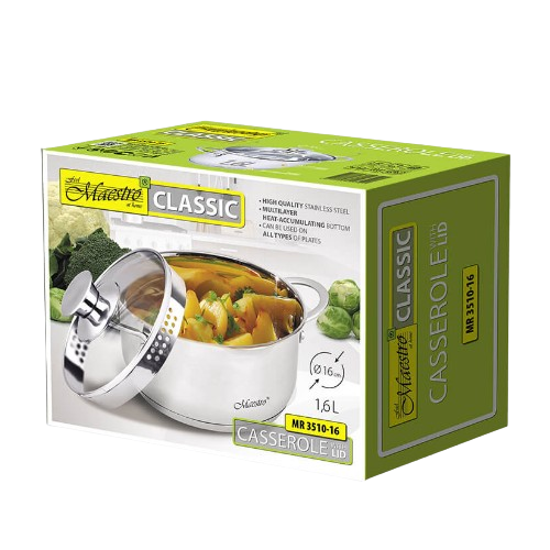 Каструля 1,6л d16см MR-3510-16 Maestro Житомир - изображение 5