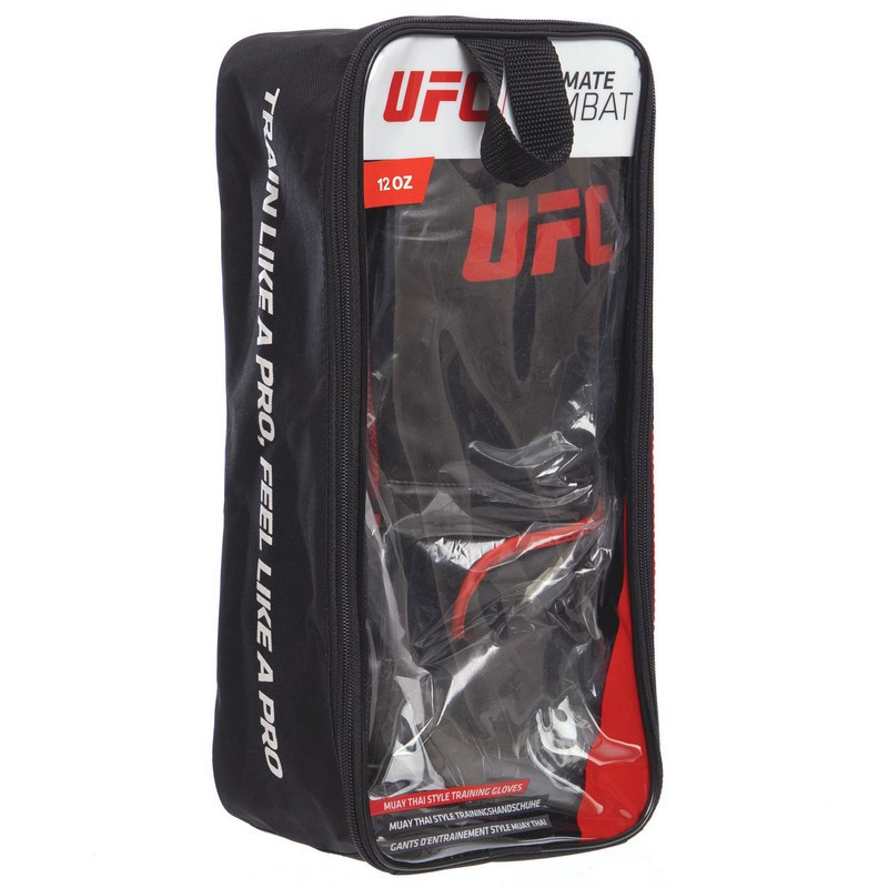 Перчатки боксерские UFC Myau Thai Style UHK-69673 размер 12 унций черный Перчатки для бокса и единоборств Киев - изображение 8