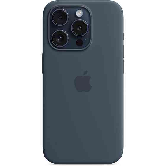 Чохол-накладка Apple Silicone Case with MagSafe для Apple iPhone 15 Pro Storm Blue (MT1D3) ( 13741 ) Харків