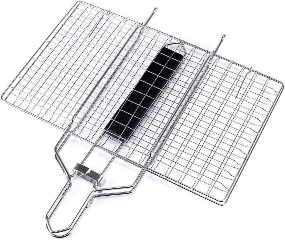 Решетка гриль с складной ручкой 32*22 см GRILLI 777113 Код: 012287 Ровно - изображение 1