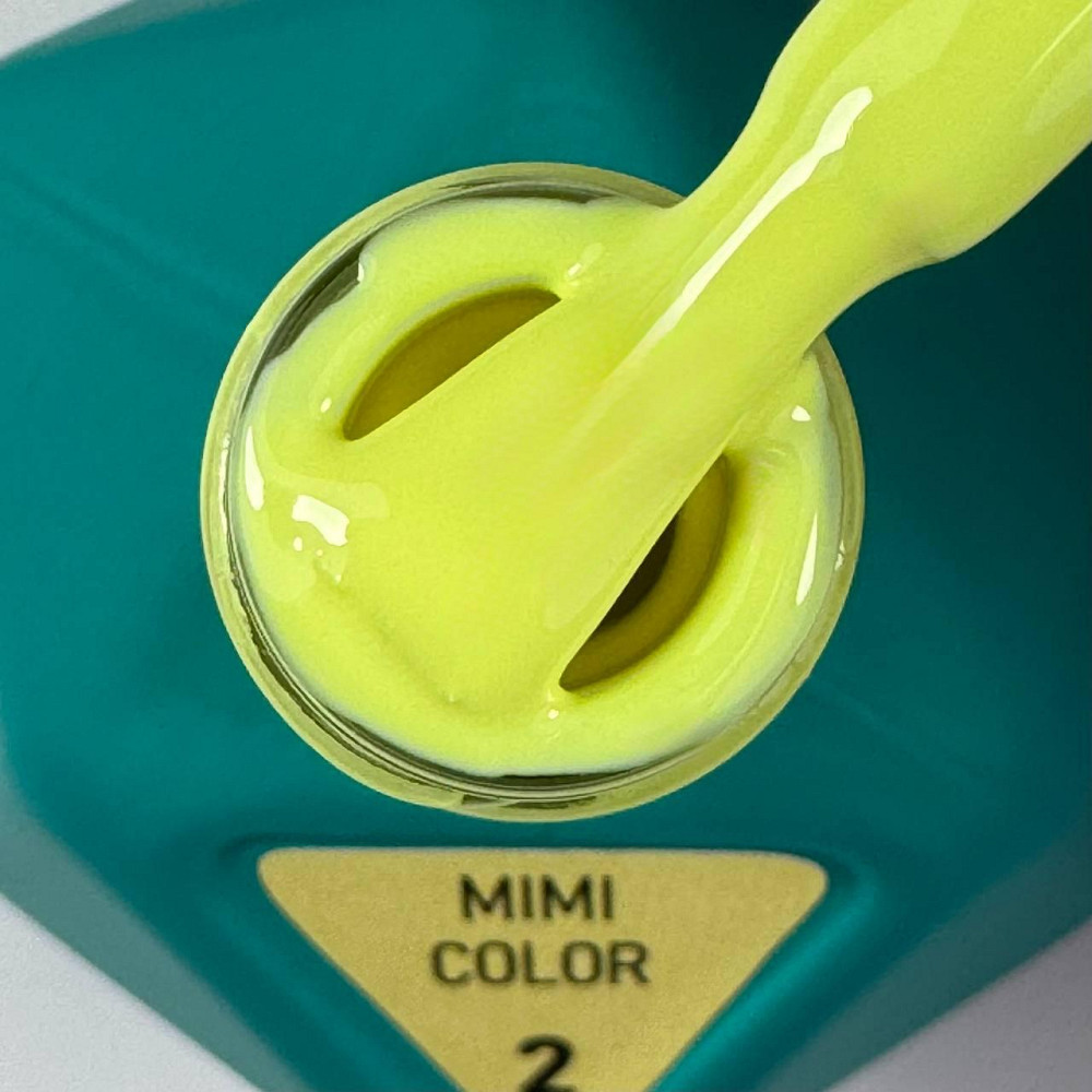 Гель-лак Victoria Avdeeva Mimi Color №2 (яскравий лаймово-жовтий) 12 мл HEMA & TPO FREE Херсон - изображение 1