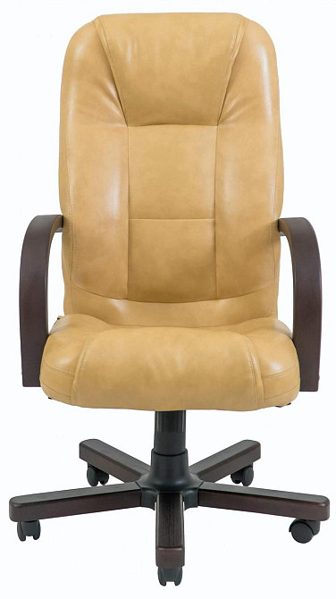 Офисное Кресло Руководителя Richman Seville Madras Gold Beige Wood М1 Tilt Бежевый Киев - изображение 2