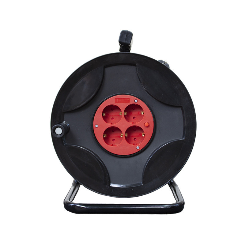 Удлинитель на катушке с заземлением 4 гнезда, 30 м Днепр - изображение 1