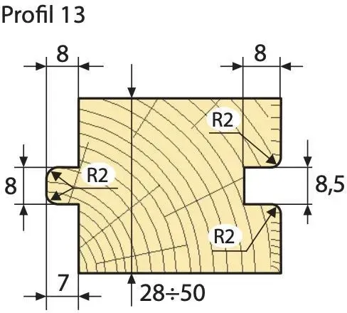 Faba Zestaw Frezów Do Deski Podłogowej Z4 Hm 140X40Xh44mm Profil 13 D1300W140A0001 Київ - фото 1