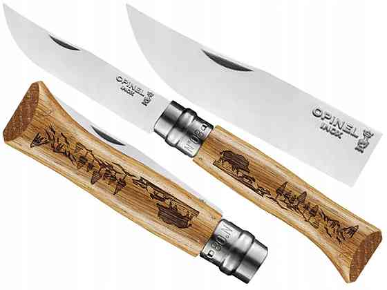 Кухонний Складаний Ніж Оpinel No.8 "Animalia Boar" (002331) Кабан у горах Нововолинськ