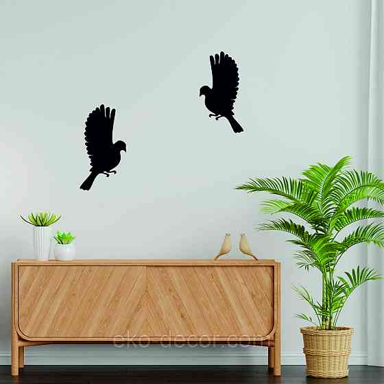 Декоративное настенное Панно «Птичка» Декор на стену(цена за 1шт) Киев