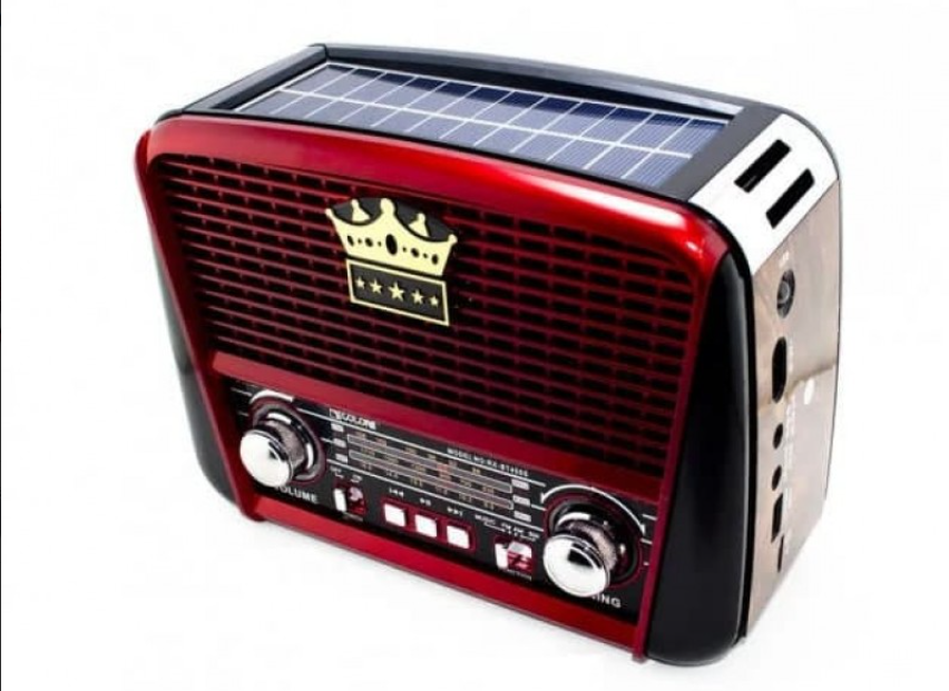 Портативная колонка Golon RX-455S Solar с FM/AM/SW, фонариком, USB, TF и функцией Power Bank Одесса - изображение 17