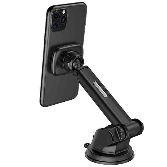 Тримач для мобільного HOCO CA67 Sagittarius series stretch magnetic car holder Black Київ