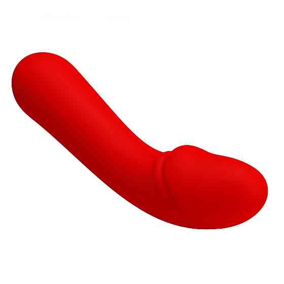 Вибромассажер для стимуляции точки G Pretty Love - Cetus Red, BI-014723-2 Sex Aura Киев