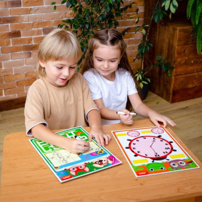 Обучающий набор Vladi Toys Доска-тренажер Часы и распорядок дня (VT5010-29) Винница - изображение 2