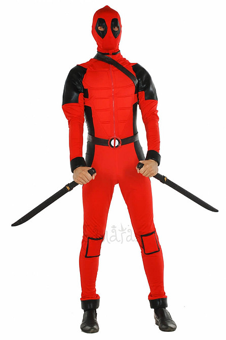 КОСТЮМ ДЕДПУЛА (DEADPOOL) РОЗМІР УНІВЕРСАЛЬНИЙ Київ - фото 2