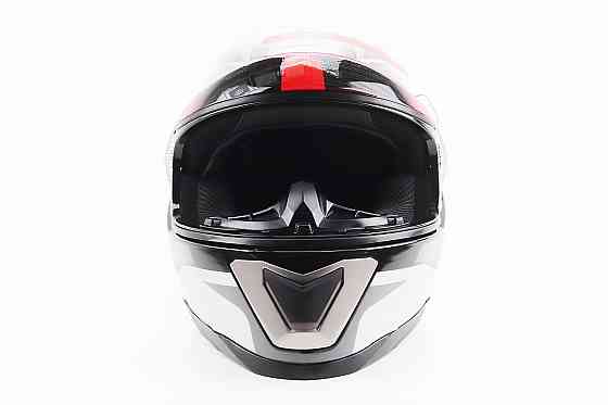 Шолом інтеграл, закритий BLD-M62 М (57-58см), ЧОРНИЙ/БІЛО-ЧЕРВОНИЙ Киев