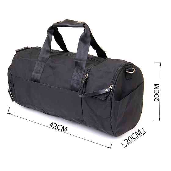 Спортивная сумка текстильная Vintage 20640 Черная Киев