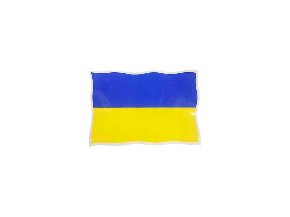 Наклейка Флаг Украины 10см*7см (10шт/уп) ТМ УКРАИНА Solmir Киев - изображение 1
