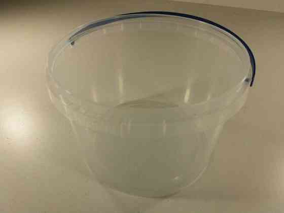 Ведро круглое с крышкой 2.3 л, прозрачное (1 шт) Харьков