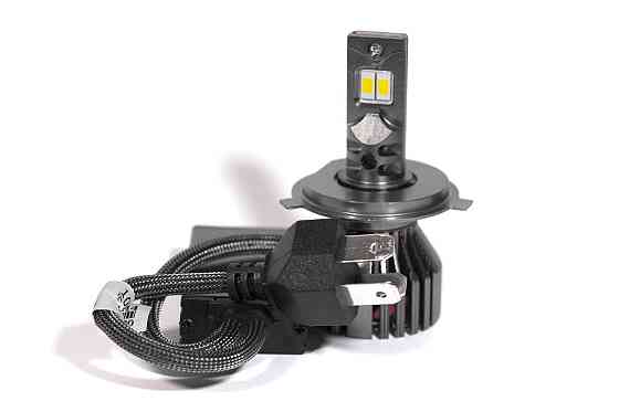Комплект світлодіодних ламп FocusBeam H4 12-24V 110W/set 6500K +100% more light Харків