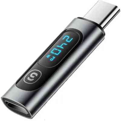 Переходник USB-C F to USB-C M digital display Essager (EZJTT-TX0G-P) Вінниця