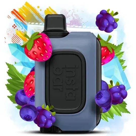 • Синя малина з льодом • Сигарета InstaBar WT 20000 тяг Київ - фото 1