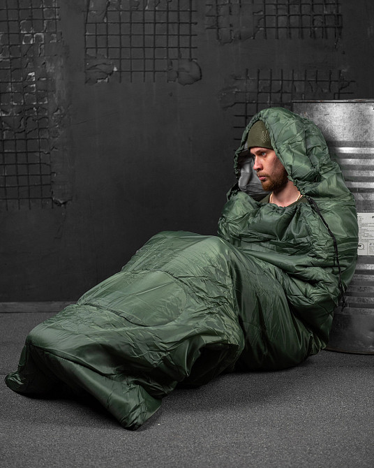 Спальник 3 кг спальний мішок олива Одеса - фото 10