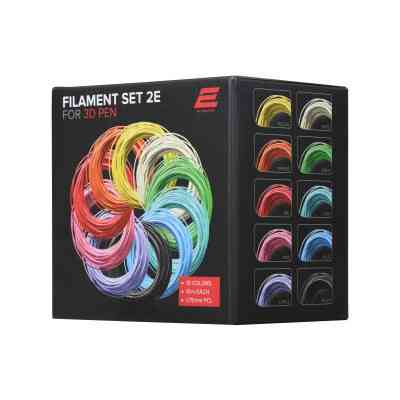Стрижень для 3D-ручки 2E 3D Printing Набір ниток для 3D ручки 1.75 мм PCL (10 кол х 10м) (2E-L-BH010) Вінниця