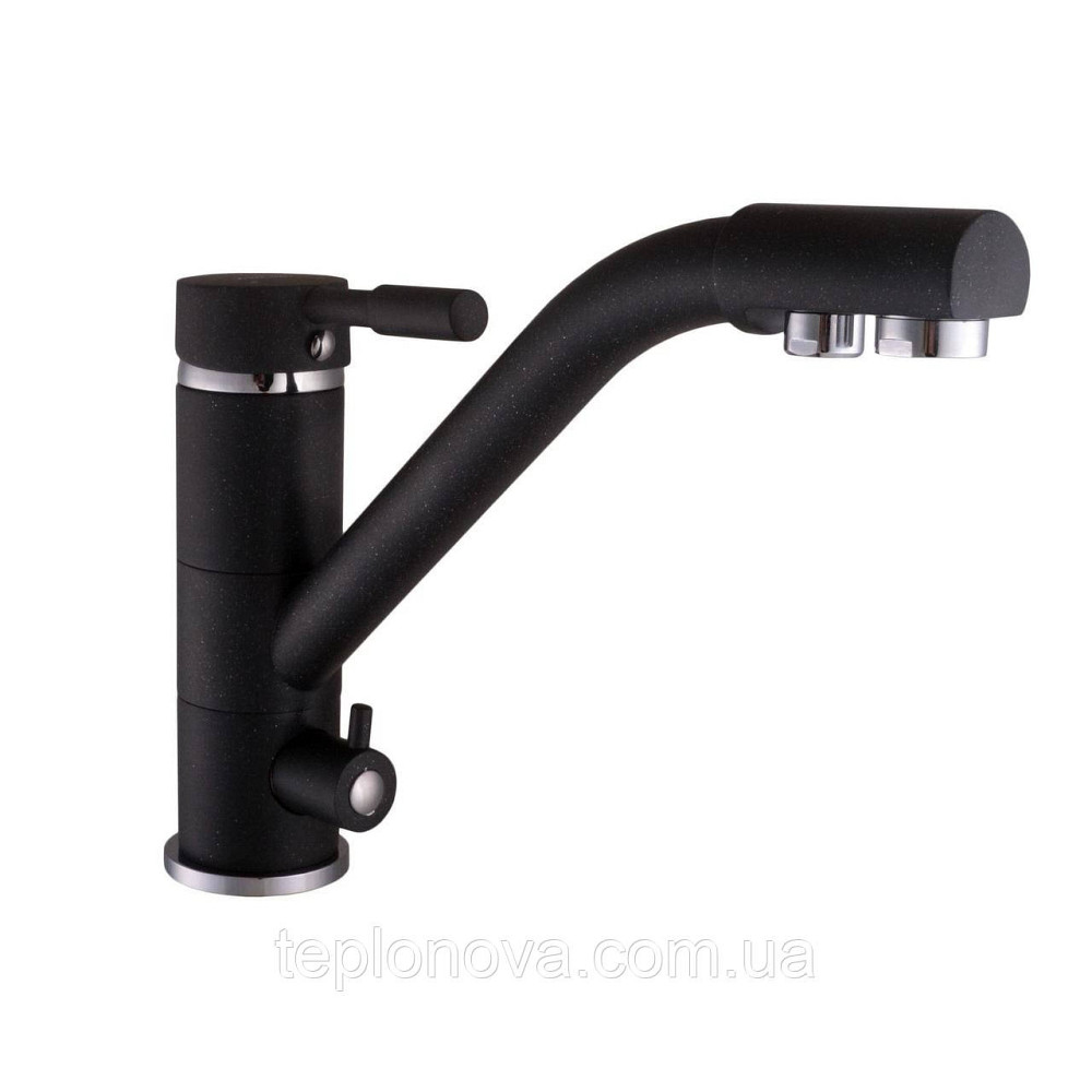 Смеситель для кухни под осмос Globus Lux LAZER GLLR-0555-1-ONIX Черновцы - изображение 1