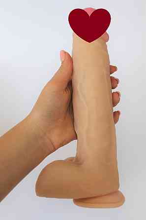 Фалоімітатор EGZO Ciberskin DS003 (23,5 см х 5 см) Sex Aura Київ