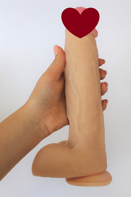 Фалоімітатор EGZO Ciberskin DS003 (23,5 см х 5 см) Sex Aura Київ - фото 1