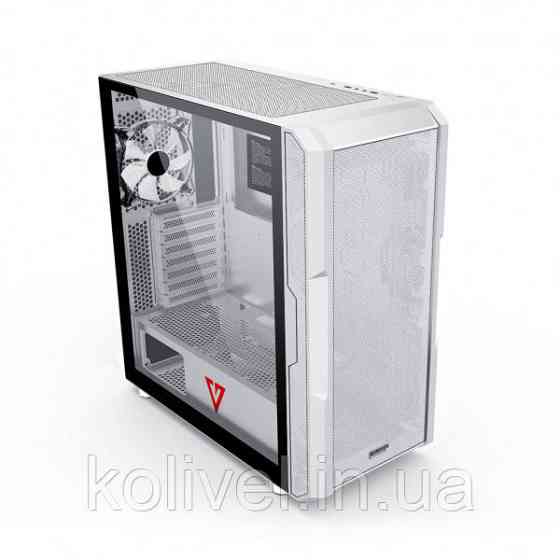 Корпус Modecom AMIRANI ARGB WHITE fans 2x200mm+1x120mm без БЖ ATX (AT-AMIRANI-PG-20-000000-0) Киев