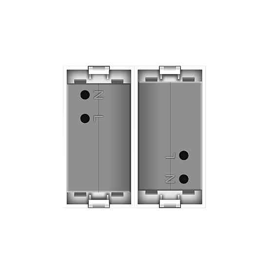 Подвійна розетка USB LIVOLO біла, з блоком живлення 2×USB-A 5V/2.1A, 2×10Вт, модуль (VL-FCUA-2WP) Коломыя