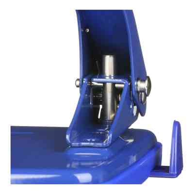 Дырокол Buromax металлический, до 25 листов, 122 х 108 х 54 мм, синий (BM.4030-02) Винница