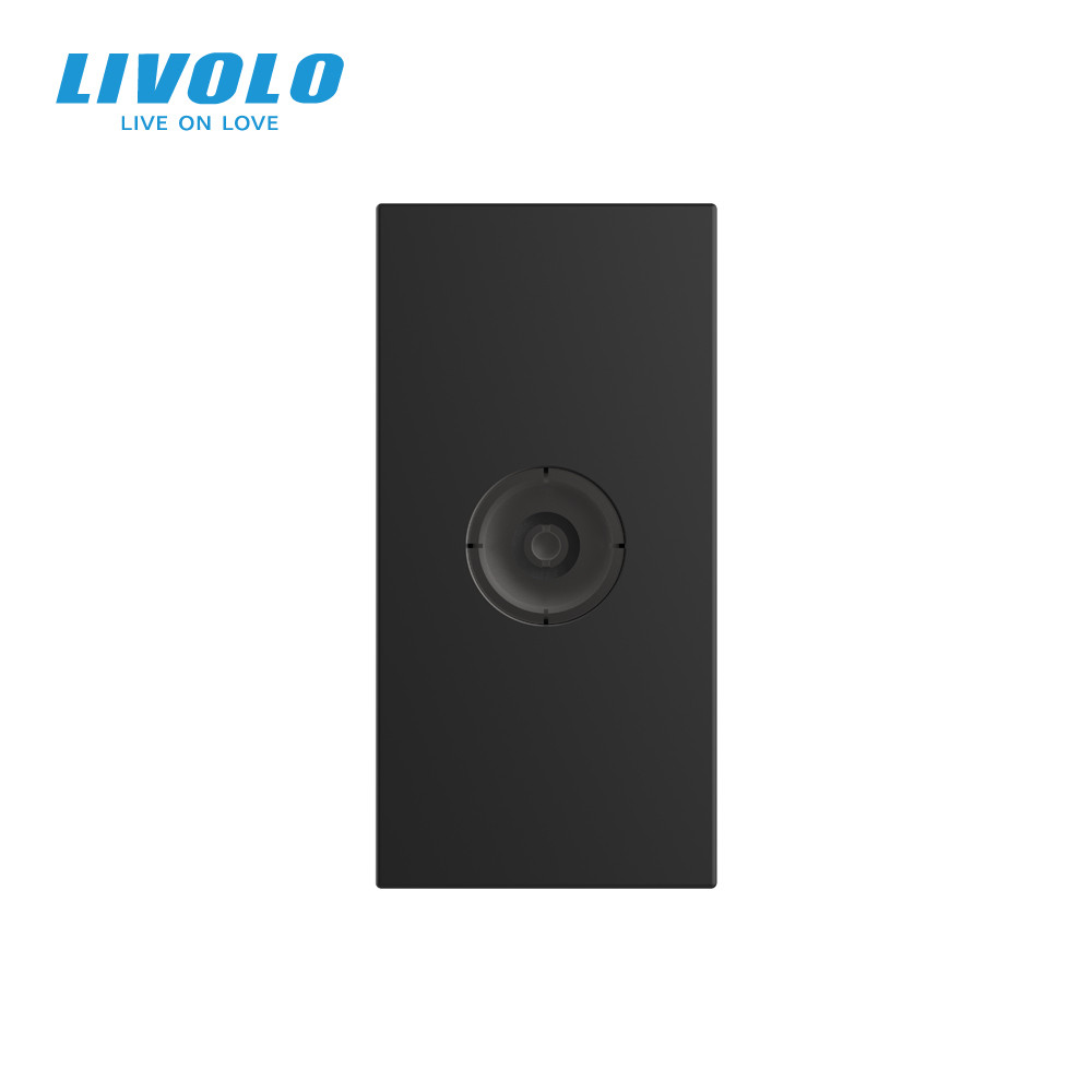 Телевізійна розетка LIVOLO, чорна, модуль 0.5 поста, TV гніздо для антени / ресивера (VL-FCTV-1BP) Коломыя - изображение 6