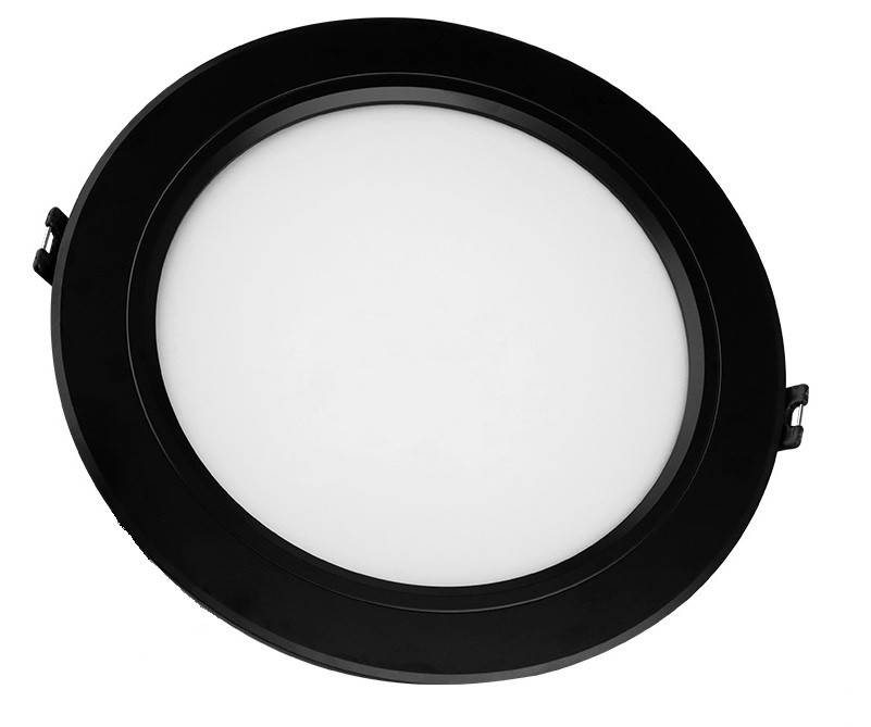 Milight Розумний стельовий точковий світильник, чорний, 12 Вт, 220 В, RGB+2700-6500К, RF 2,4G I Київ - фото 1