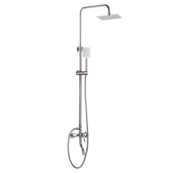 Душевой гарнитур скрытого монтажа 3в1 WanFan душевая система стационарный душ кран хром Каменец-Подольский