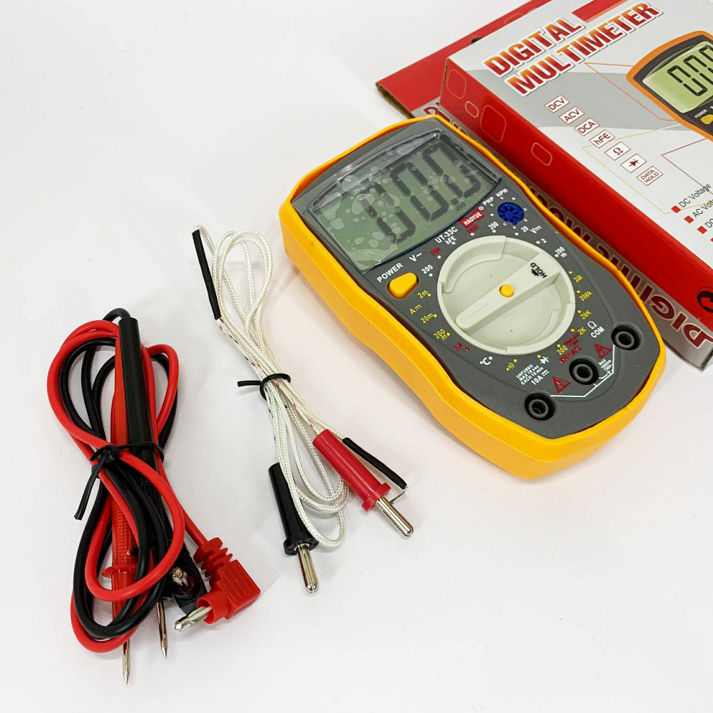 Мультиметр із функцією вимірювання, Електронний тестер напруги, Мультиметр для домашніх вимірювань MC-62 Львів - фото 5