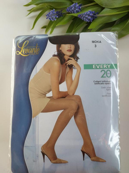 Класичні жіночі колготки  levante every 20 den антрацит Славута - фото 1