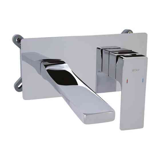 Смеситель для раковины настенный Qtap Gemini QTGEM273CRM45693 Chrome Киев