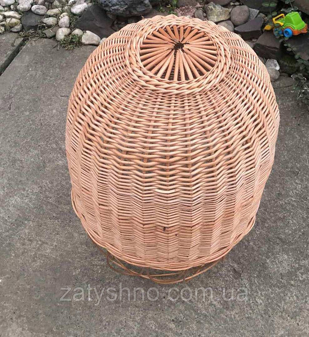 Плетеная люстра с ветками из лозы Киев - изображение 2