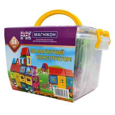 Конструктор Магнікон 84 детали Plastic box (МK-84) Вінниця