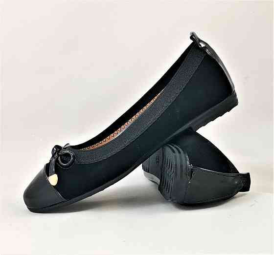 Жіночі Балетки Чорні Мокасини Туфлі Замшеві Лакові (розміри: 36,37,38,39,40,41) — 2 Дніпро