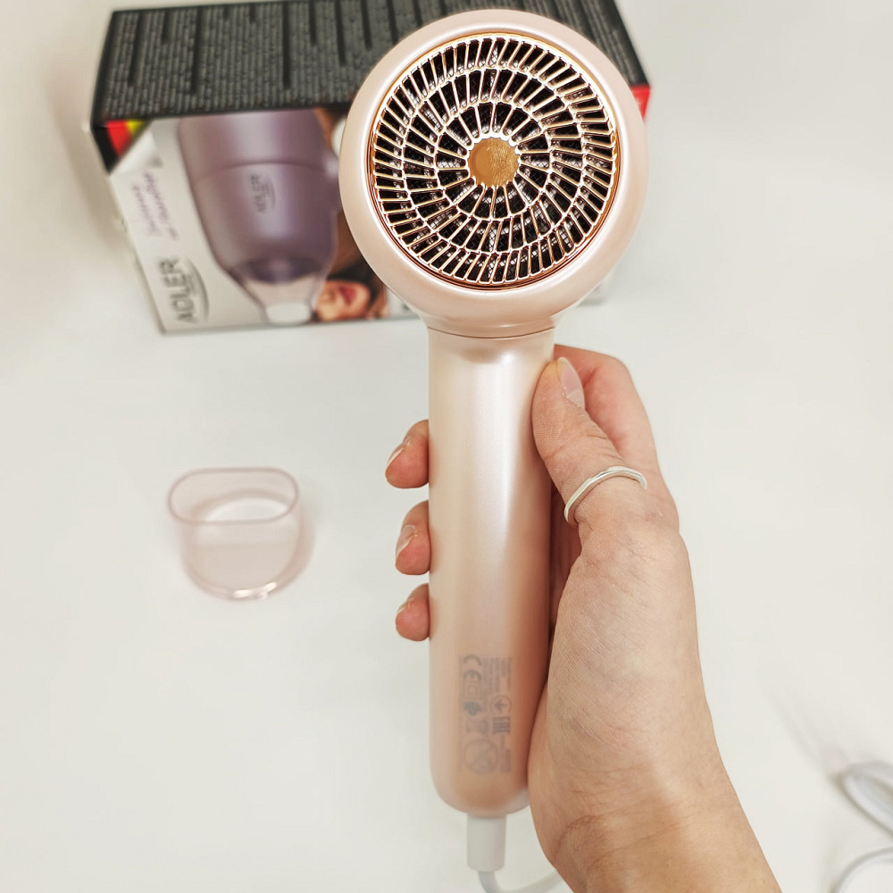 Фен для волос с холодным обдувом Adler, Фен с холодным и теплым режимами Электрофен насадками MO-22 Львов - изображение 7