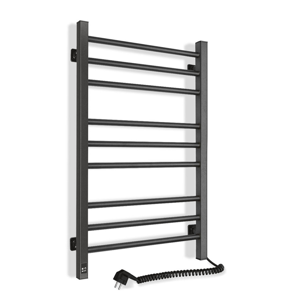 Рушникосушка електрична Navin Класик Квадро 500х800 Sensor з таймером, чорний муар (12-216053-5080) Київ - фото 2