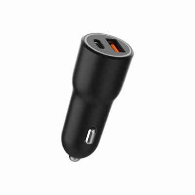 Зарядний пристрій Gembird 1xUSB-A (18W QC3.0) + 1xUSB-C (PD 20W) black (TA-UC-AC2PDQC38-CAR-01) Вінниця