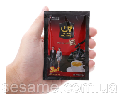 Вьетнамский растворимый кофе 3в1 с сахаром и сливками G7 Trung Nguen Original, 21 пак Харьков - изображение 9