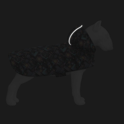 Дождевик для животных WAUDOG Clothes Накидка с капюшоном Бесконечные миры L (358-4058) Винница - изображение 5