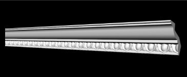 Потолочный плинтус 2м   GP-10  78х71х2000mm Днепр - изображение 1