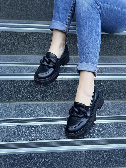 Olli Туфлі жіночі OLLI T-245-Астра чорні (весна-осінь, шкіра натуральна) (4771) лише 39р. Коломия - фото 7