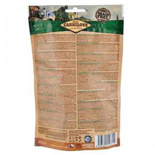 Лакомство Carnilove Dog Semi Moist Snack Duck with Rosemary для собак для здоровых зубов и десен с уткой и розмарином 200 г Киев