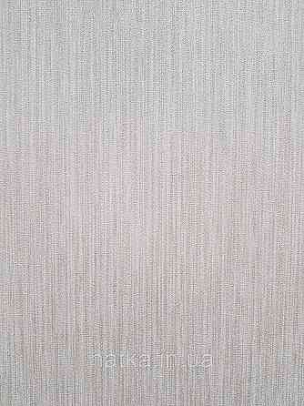 Шпалери вінілові на флізелоїні гарячого тиснення Sintra Atmosphere однотонні тонка смужка сіро-бежеве 512142 Київ